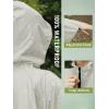 imageSaphiRose Unisex Rain Poncho Hooded Waterproof Raincoat for Adults WomenBbeige