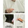 imageSaphiRose Unisex Rain Poncho Hooded Waterproof Raincoat for Adults WomenBbeige