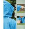 imageSaphiRose Unisex Rain Poncho Hooded Waterproof Raincoat for Adults WomenBdark Blue