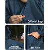 imageSaphiRose Unisex Rain Poncho Hooded Waterproof Raincoat for Adults WomenBdeep Blue