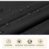 imageSaphiRose Unisex Rain Poncho Raincoat Hooded for Adults Women with PocketsBlack