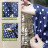 imageSaphiRose Unisex Rain Poncho Raincoat Hooded for Adults Women with PocketsBlue Point