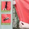 imageSaphiRose Unisex Rain Poncho Raincoat Hooded for Adults Women with PocketsBurgundy