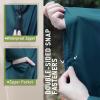 imageSaphiRose Unisex Rain Poncho Raincoat Hooded for Adults Women with PocketsDeep Blue