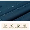 imageSaphiRose Unisex Rain Poncho Raincoat Hooded for Adults Women with PocketsDeep Blue