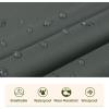 imageSaphiRose Unisex Rain Poncho Raincoat Hooded for Adults Women with PocketsDeep Grey