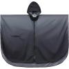 imageSaphiRose Unisex Rain Poncho Raincoat Hooded for Adults Women with PocketsGradient Grey