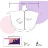 imageSaphiRose Unisex Rain Poncho Raincoat Hooded for Adults Women with PocketsGradient Pinkpurple