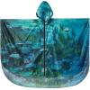 imageSaphiRose Unisex Rain Poncho Raincoat Hooded for Adults Women with PocketsMonet Water Lilies