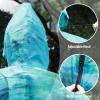 imageSaphiRose Unisex Rain Poncho Raincoat Hooded for Adults Women with PocketsMonet Water Lilies
