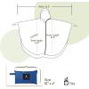 imageSaphiRose Unisex Rain Poncho Raincoat Hooded for Adults Women with PocketsNavy