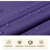 imageSaphiRose Unisex Rain Poncho Raincoat Hooded for Adults Women with PocketsPurple
