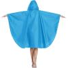 imageSaphiRose Unisex Rain Poncho Raincoat Hooded for Adults Women with PocketsSky Blue