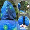 imageSaphiRose Unisex Rain Poncho Raincoat Hooded for Adults Women with PocketsVan Gogh Starry Night Over the Rhone