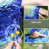 imageSaphiRose Unisex Rain Poncho Raincoat Hooded for Adults Women with PocketsVan Gogh the Starry Night