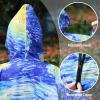 imageSaphiRose Unisex Rain Poncho Raincoat Hooded for Adults Women with PocketsVan Gogh the Starry Night