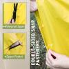 imageSaphiRose Unisex Rain Poncho Raincoat Hooded for Adults Women with PocketsYellow