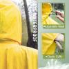 imageSaphiRose Unisex Rain Poncho Raincoat Hooded for Adults Women with PocketsYellow
