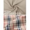 imageSaphiRose Womens Long Hooded Rain Jacket Outdoor Raincoat WindbreakerKhaki