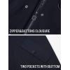 imageSaphiRose Womens Long Hooded Rain Jacket Outdoor Raincoat WindbreakerNavy Blue