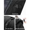 imageSaphiRose Womens Long Rain Jacket Waterproof Lightweight Hooded RaincoatBlack