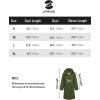 imageSaphiRose Womens Long Rain Jacket Waterproof Lightweight Hooded RaincoatGreen