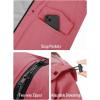 imageSaphiRose Womens Long Rain Jacket Waterproof Lightweight Hooded RaincoatPink