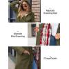imageSaphiRose Womens Waterproof Rain Jacket Lightweight Raincoat Hooded Windbreaker Trench CoatArmy Green