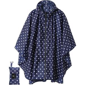 imageSaphiRose Unisex Rain Poncho Raincoat Hooded for Adults Women with PocketsBlue Point