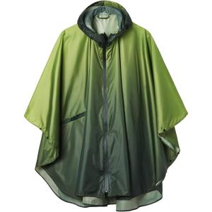 imageSaphiRose Unisex Rain Poncho Raincoat Hooded for Adults Women with PocketsGradient Dark Green