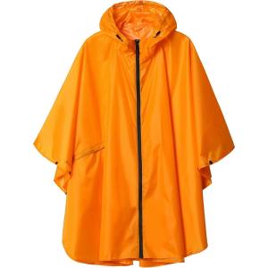 imageSaphiRose Unisex Rain Poncho Raincoat Hooded for Adults Women with PocketsOrange