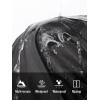 imageMens Rain Suit High Visibility Reflective Work Rain Jacket Pants for All Sport Farm Fishing MotorcycleHivis Black