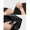 imageMens Rain Suit High Visibility Reflective Work Rain Jacket Pants for All Sport Farm Fishing MotorcycleHivis Black