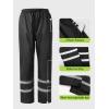 imageMens Rain Suit High Visibility Reflective Work Rain Jacket Pants for All Sport Farm Fishing MotorcycleHivis BlackRoyalblue