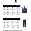 imageMens Rain Suit High Visibility Reflective Work Rain Jacket Pants for All Sport Farm Fishing MotorcycleHivis BlackRoyalblue