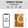 imageSaphiRose Disposable Rain Ponchos Emergency Clear PonchoAdults Clear 4 Packs