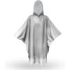 imageSaphiRose Disposable Rain Ponchos Emergency Clear PonchoKids Clear 5 Packs