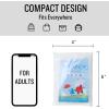 imageSaphiRose Disposable Rain Ponchos Emergency Clear PonchoKids Clear 5 Packs