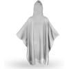 imageSaphiRose Disposable Rain Ponchos Emergency Clear PonchoKids Clear 5 Packs