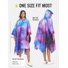 imageSaphiRose Extra Thick Hooded Rain Poncho Double Layer Waterproof Raincoat Jacket for Men Women AdultsUniverse