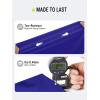 imageSaphiRose Hooded Rain Poncho Waterproof Raincoat Jacket for Men Women AdultsDeep Blue
