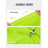 imageSaphiRose Hooded Rain Poncho Waterproof Raincoat Jacket for Men Women AdultsNeon Yellow