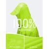 imageSaphiRose Hooded Rain Poncho Waterproof Raincoat Jacket for Men Women AdultsNeon Yellow
