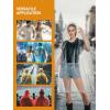 imageSaphiRose Disposable Rain Ponchos Emergency Clear Poncho10 Pack Adult