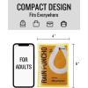 imageSaphiRose Disposable Rain Ponchos Emergency Clear PonchoYellow 4 Pack Adult