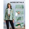 imageWomens Waterproof Rain jacket Lightweight Active Outdoor Raincoat with Removable HoodMint Green