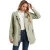 imageSaphiRose Womens Long Rain Jacket Waterproof Rain Coat with Hood Outdoor Light Raincoats WindbreakerLight GreenPlaid