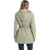 imageSaphiRose Womens Long Rain Jacket Waterproof Rain Coat with Hood Outdoor Light Raincoats WindbreakerLight GreenPlaid