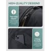 image:imageSaphiRose Womens Plus Size Raincoat with hood Waterproof Rain Jackets Light Packable Windbreaker JacketBlack