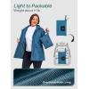 image:imageSaphiRose Womens Plus Size Raincoat with hood Waterproof Rain Jackets Light Packable Windbreaker JacketDeep Green